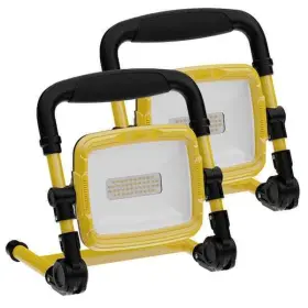Feit Electric 017801726411 2 Pack 3000 Lumens 5000k Heavy Duty Portable Ultra Bright Led Flood Work Light