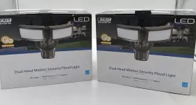 Feit Electric 017801737806 Led Dual Head Motion Sensor Security Outdoor Light Dusk-to-dawn 5000 Lumen