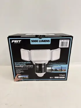 Feit Electric 017801763430 Smart Floodlight With Dual Lens Panoramic Camera Sec5000cam2
