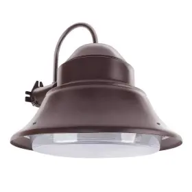 73700 Feit Electric 50-watt Bronze Outdoor Security Post Dusk To Dawn Sensor Int. Led Light By