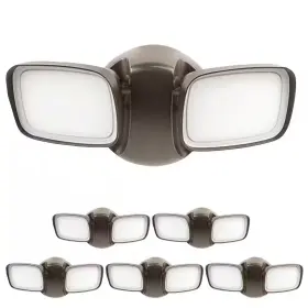 Feit Electric 744110446432 40-watt Bronze Dusk To Dawn Photocell Sensor Security Outdoor Integrated Led Flo