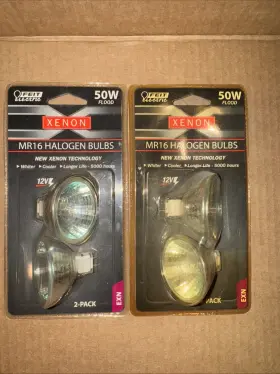 Feit Electric Co 017801007848 50w Halogen Quartz Reflector Flood Light 4 Bulbs Gu 5.3