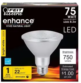 930ca Feit Electric Par30sdm/930ca 12-pack Light Bulbs 75-watt Dimmable Adjustable Beam Angle 930ca Feit Electric Par30sdm/930ca 12-pack Light Bulbs 75-watt Dimmable Adjustable Beam Angle