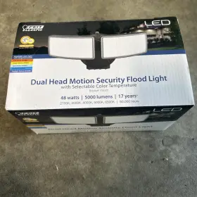 S10.5dfl Feit Electric S10.5dfl/5cct/mm/bz New Motion-sensing Hardwired Led Bronze Security Flood Light