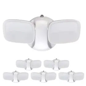 S9dfl Feit Electric S9dfl/850/dd/wh/6 Security Outdoor Flood Light 40-watt With Adjustable Dual Head 6-pack