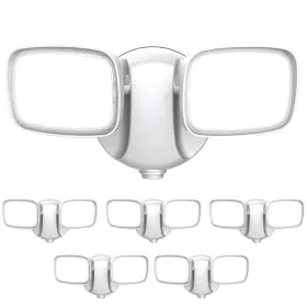 S9dfl Feit Electric S9dfl/cct/wh/ag/6 28-watt White Outdoor Integrated Led Smart Area Light Wall Mount Alexa/google
