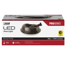 S9.5area850dbzv Feit Led Dusk To Dawn 80w 7000lm Bronze Area Light