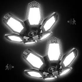 Skgl-cs006 Fimilo Super Bright 15000lm Led Motion Sensor Light - 2 Pack With 6 Deformable 120 P