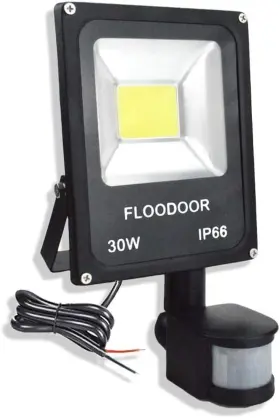 12-24v Floodoor 744110471588 30w Led Motion Sensor Light Outdoor Safety Waterproof Ac/dc Ip66 Super Br