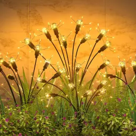 Fl012 Flumy Solar Garden Lights Outdoor 4 Pack Warm White