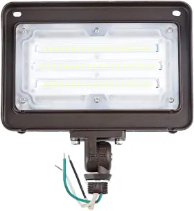 F-led50w-50-d Freetec 50w Led Outdoor Flood Light Bronze Hardwired Waterproof Wall Mounted
