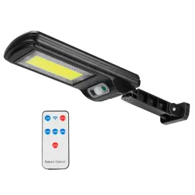 Fff-200w-gpct2628 Fresh Fab Finds Solar Motion Sensor Wall Light 100 Led Ip65 Remote - Black One Size