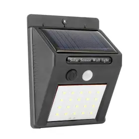 Fff-gpct1570 Fresh Fab Finds Solar Motion Sensor Light 20 Led Ip65 120 - Black One Size