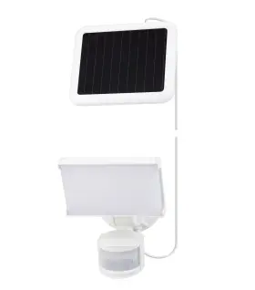 Fresh Source International Inc. 445022582586 Hyper Tough Single Head Led Solar Motion Sensing Security Flood Light White 10