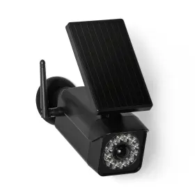 Fresh Source International Inc 726084828056 Hyper Tough Solar Motion Security Light Simulated Camera Black 120 Beam Angl