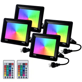 Ft-fldw50-rgb Ftl Led Flood Light Outdoor Rgb 500w Equiv. 50w Dimmable Color Changing