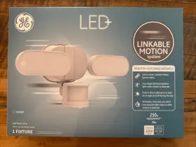 Ge 043168502214 Outdoor Flood Light 250w White Led Linkable Motion Lighting