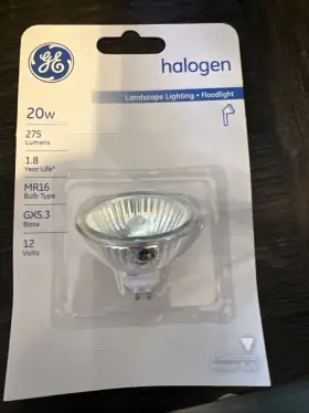 46740 Ge Outdoor Landscaping Halogen 20w 12v Bulb Flood Mr16 Discontinued New