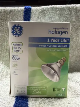 60parh1100sp10tp Ge 62703 Nib Halogen Indoor/outdoor Spotlight 60w
