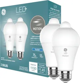 Ge Lighting 313039895852 Led Motion Sensor Light Bulbs 12w Outdoor Security Lights Daylight A Ge Lighting 313039895852 Led Motion Sensor Light Bulbs 12w Outdoor Security Lights Daylight A