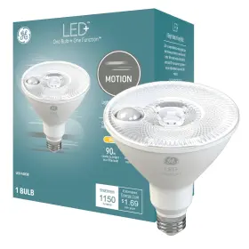 93100350 Ge Lighting Led Motion Light Bulbs 15w Par38 Outdoor Security Floodlights Warm