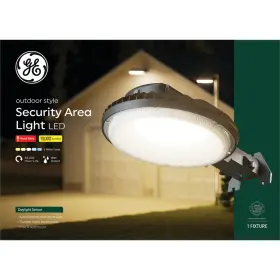93132131 Ge Lighting Outdoor Security Led Area Light 10 000 Lumens Dusk To Dawn Sensor