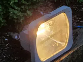 Qf-500a Ge General Electric Floodlight Tested Works Video Usa Vintage