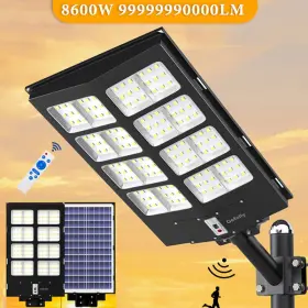 Ry-8600w Gefolly 8600w Super Bright Aluminium Commercial Solar Street Lights Outdoor Dusk To Dawn