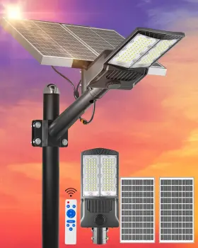 Sl-12500w Gefolly 12500w Commercial Solar Street Lights Outdoor Dusk To Dawn Parking Lot Light