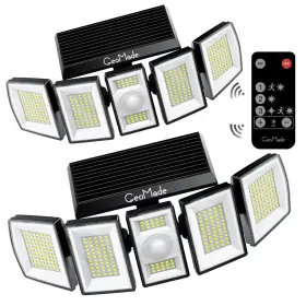 G-s1300 Geomade Solar Outdoor Lights Flood Light Motion Sensor And Dusk To Dawn
