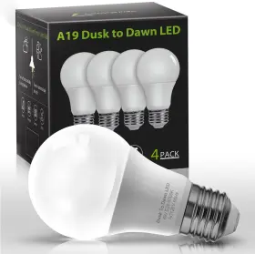 Gk Lighting 705353438424 L Lohas Led Dusk To Dawn Light Bulbs 40w Equivalent Outdoor D