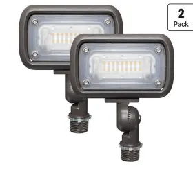 Gko-fl1500wwpy Gkoled 2 Pack 15w Led Floodlight 1500 Lumens 50w Mh Equivalent 5000k White 120-277v