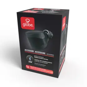 17000223 Globe 240-degree Wired Motion Activated White Outdoor Flood Light Replacement