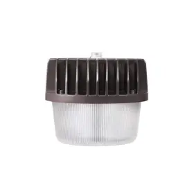 Globe Electric 058219819876 45-watt 4500 Lumens Hard Wired Bronze Integrated Led Dusk To Dawn Outdoor Barn