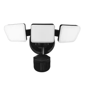 91008633 Globe Electric Triple Light 12-13/16 Inch W 4000k Led Outdoor - Black