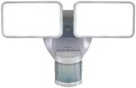 Hz-5868-wh Globe Electric Security Light White 2000 Lumns