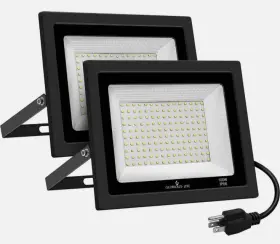 Glorious-lite 689788766591 Led Flood Lights Outdoor 150w 15000lm Outside Work Light With