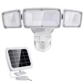 Eee-sl-n934dc-wh Glorious-lite Solar Security Lights 2400mah Led Motion Sensor Light Outdoor
