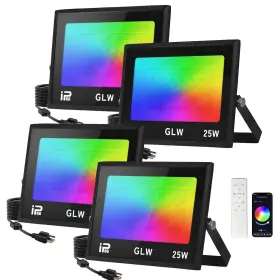 Bt-25-4 Glw Rgb Flood Light 250w Equiv Color Changing Stage Lights Rgbw Floodlights Ip66