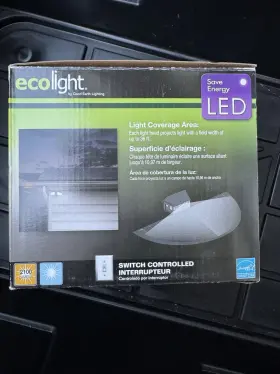 Se1037-tbz-00lf-0e Good Earth Lighting Led Security Light 2100 Lumens Textured Bronze Outdoor