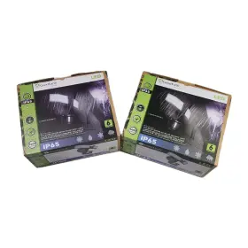 Se1296-bp2-02lf1-g Good Earth Lot Of 2x Lighting Ip65 Motion Activated 180 Led Security Lights New