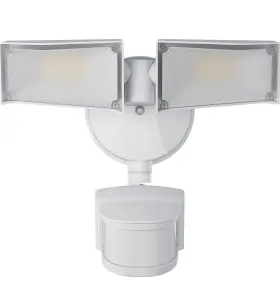 Se1296-wh3-02lf1-g Good Earth Lighting Led Motion Activated Security Light 1400 Lumens White -ip65