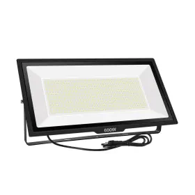 60000l Gopretty 799513770806 600w Led Flood Light Waterproof Ip66 With Plug 6000k Daylight White