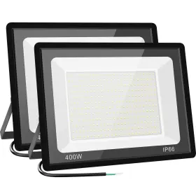 400w Gopretty 799513771056 Led Flood Light Bulbs 2 Pack Outdoor 400w-2pack Black