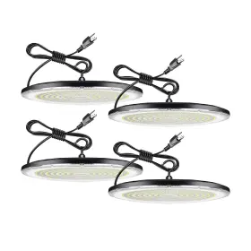 500w Gopretty Ufo 4 Pack Led High Bay Lights 6000k Day Light White Super Bright Ip66 Wate