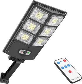 3b6ttynd-001 Gorlde 150w Solar Lights For Outside 8000lm Led Wall Light Motion Sensor 1pc Black