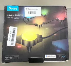 H7051111 Govee Outdoor Ground Lights Ip67 Low Voltage Pathway 50ft Rgbic With Warm Whit