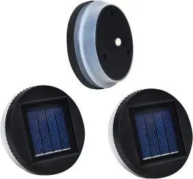 Greenidea 21507w 3 Pack Solar Lights Replacement Top 3.15 In Silicone Waterproof Warm White