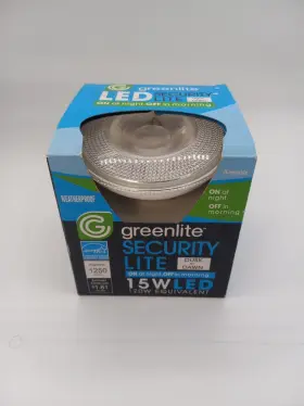 Greenlite 635279481498 Led Security Lite Flood Light Bulb 15 W Dusk To Dawn Outdoor Auto On