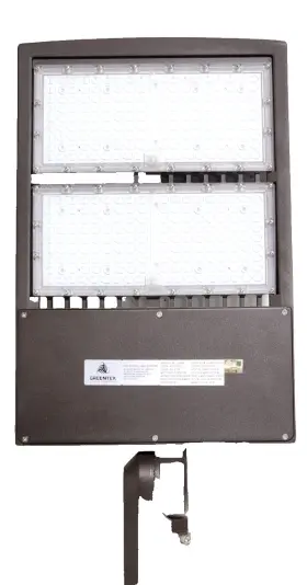 E479499 Greentek Al3 Led Parking Lot Shoebox Light 150 Watt No Photocell 5700k